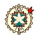 maple leafs chain tattoo design idea