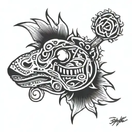 dickhead blink 182 tattoo design idea