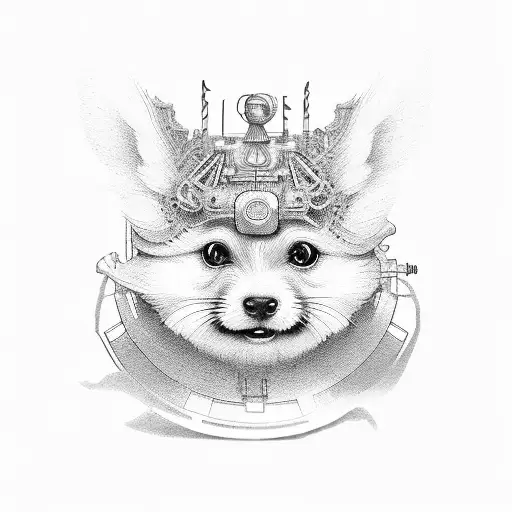 La palabra "Chinculla" y al lado de ella un pequeño piston o algo referente a la mecanica tattoo design idea