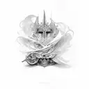 only god can judge me tattoo design idea