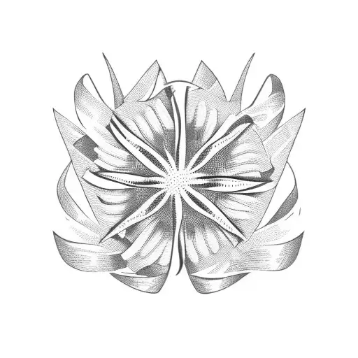 Easter Lilly and Irish flag tattoo design idea