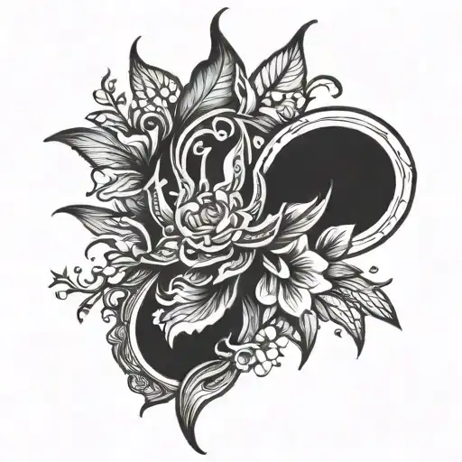 Shadow tattoo design idea