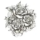 Shadow tattoo design idea