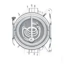 bud light can with music notes coming out top and scissors up the middle tattoo design idea