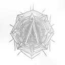 ambigram name "Parker, Conner and Jacob". tattoo design idea