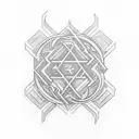 ambigram name "Parker, Conner and Jacob". tattoo design idea