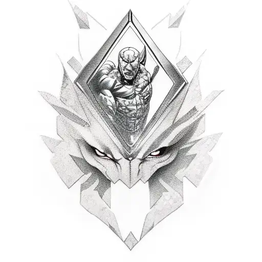 Daken Marvel tattoo design idea