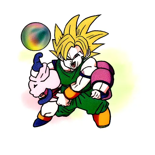 dragon ball Z tattoo design idea