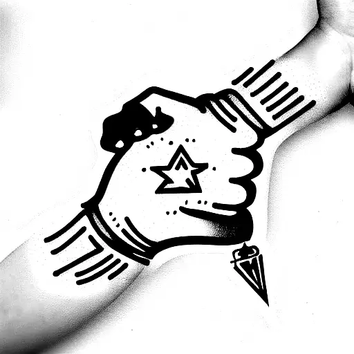 hands, alchemy, magic, witch, symbols tattoo design idea