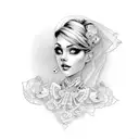 wedding anniversary 18yrs tattoo design idea