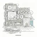 2000 written tattoo design idea