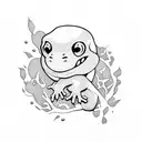 treecko tattoo design idea