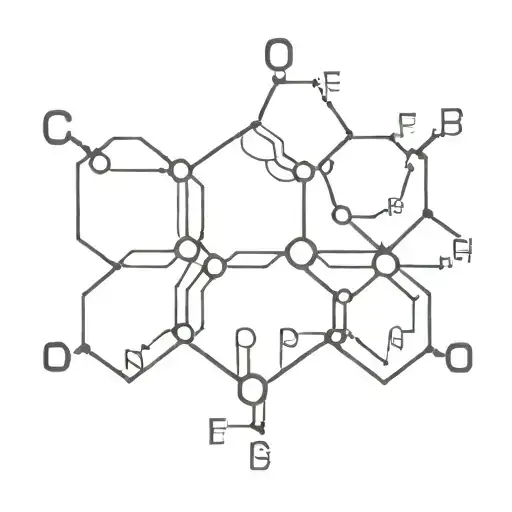 chemical compound of dopamine chemical structure and have a branch with CB^2F  and incorporate the song heart to heart  tattoo design idea