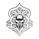 father and son tattoo design idea