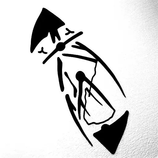 Itachi with a kunai tattoo design idea