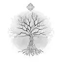 mangrove tree tattoo design idea