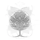 mangrove tree tattoo design idea