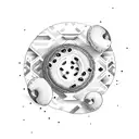 jam doughnut tattoo design idea