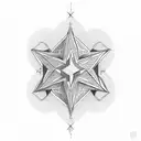 russian 5 point star tattoo design idea