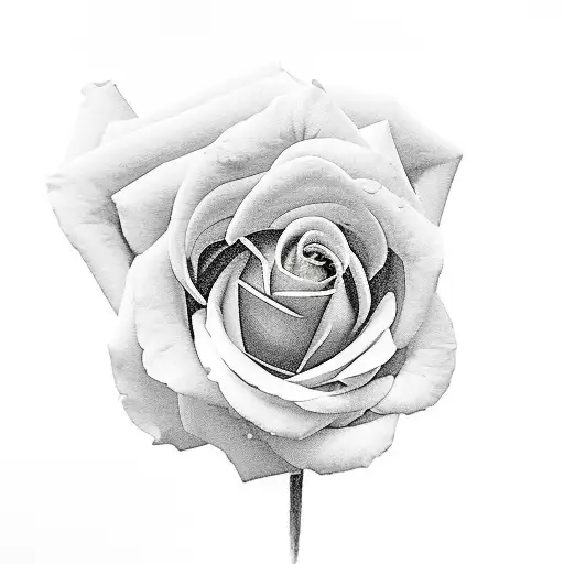 The Name "Amelia Valentina" in Roses with a old pocket-watch that has the time 09:34 tattoo design idea