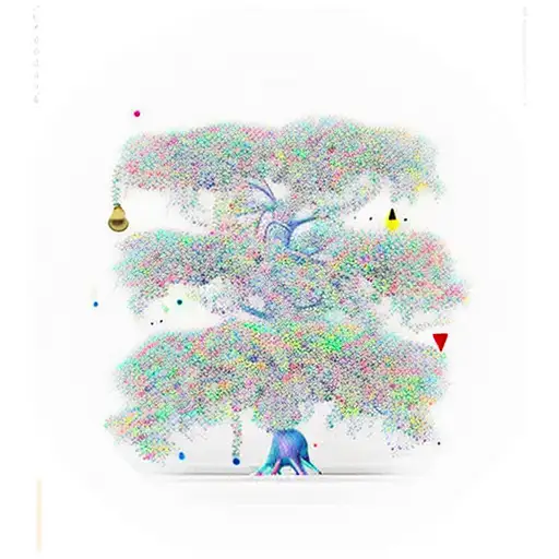 100 dollars bill tree tattoo design idea