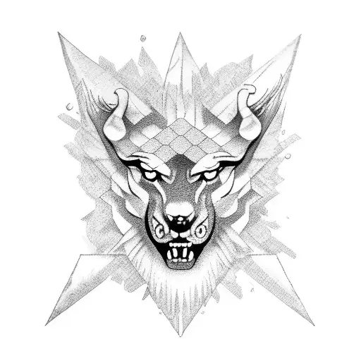 diosa griega nemesis  tattoo design idea