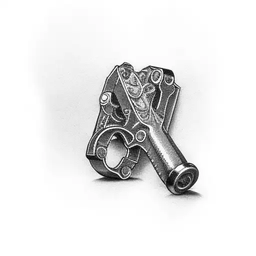 10mm spanner tattoo design idea