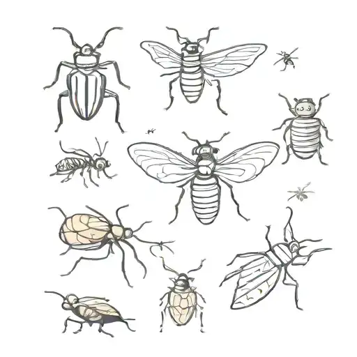 bugs tattoo design idea
