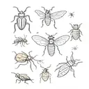 bugs tattoo design idea