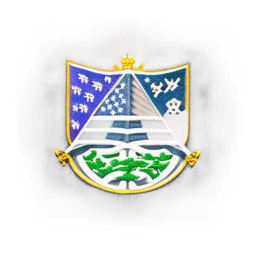 flag of rotterdam with MMVIII inside it tattoo design idea