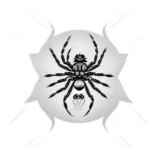 araña  tattoo design idea