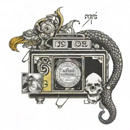 album cover of being funny in a foreing language by the 1975 tattoo design idea