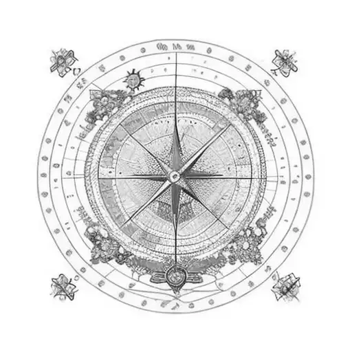 La cruz de asturias, sobre un mapa del mundo. Los puntos descatados en el mapa del mundo serian asturias y londres. tattoo design idea