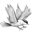  Swallow Birds tattoo design idea