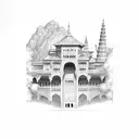 Alhambra  tattoo design idea