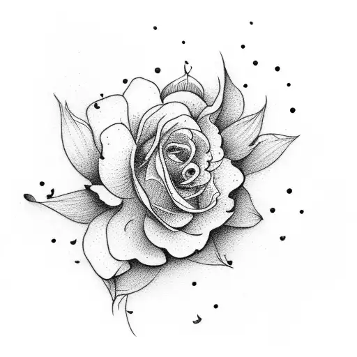 March birth flower  tattoo design idea