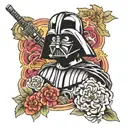 Darth Vader tattoo design idea