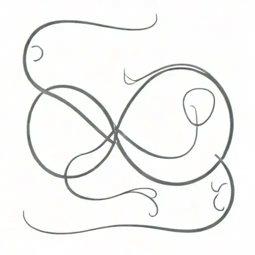 Incorporate infinity symbol into a tattoo representing your devotion to your wife tattoo design idea