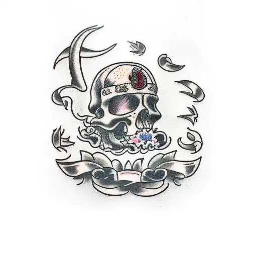 trap tattoo design idea