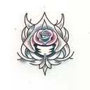 trap tattoo design idea