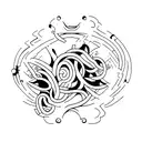 555 tattoo design idea