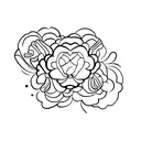 555 tattoo design idea