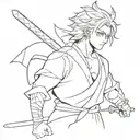 demon slayer mark  anime tattoo design idea