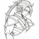 demon slayer mark  anime tattoo design idea