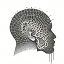 Overthinking; Minimalist  tattoo design idea