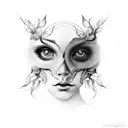 time passing change hardship tattoo design idea