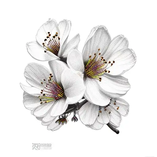 Cherry Blossom tattoo design idea