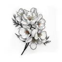 Cherry Blossom tattoo design idea