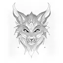 Kurama  tattoo design idea