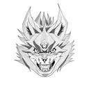 Kurama naruto tattoo design idea
